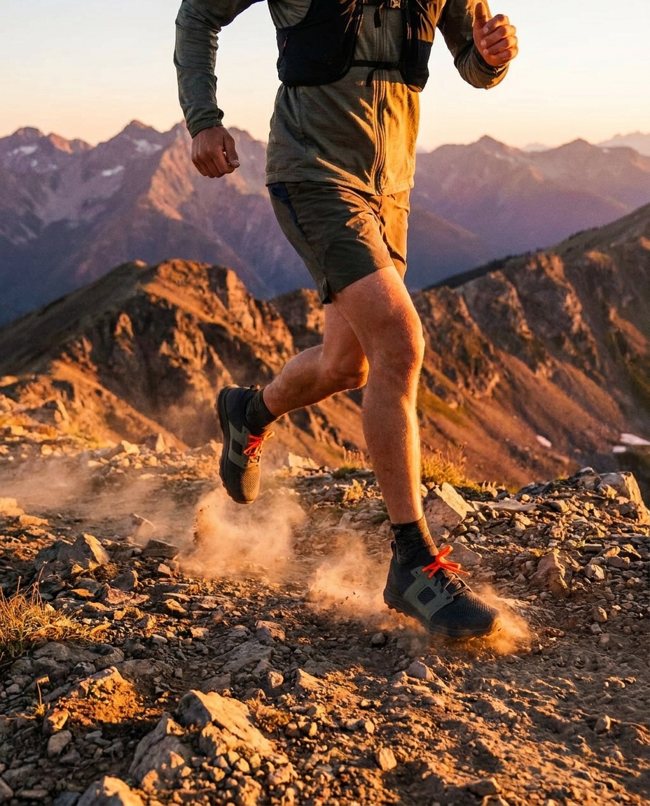 Stride through scree